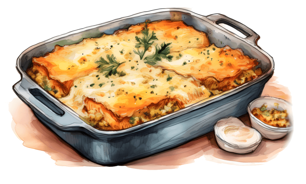 Giacobbe Gratins und Aufläufe