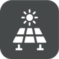 Symbol Photovoltaik-Anlage